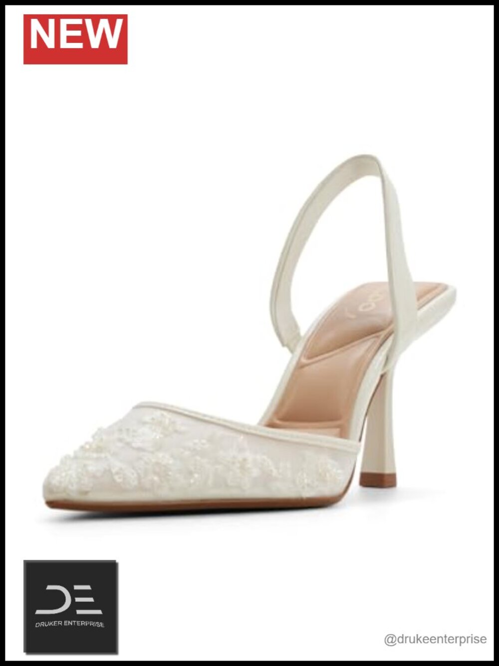 ALDO Brusanti Slingback Heeled Pumps Pointed Toe Stiletto Heels Women's Shoes